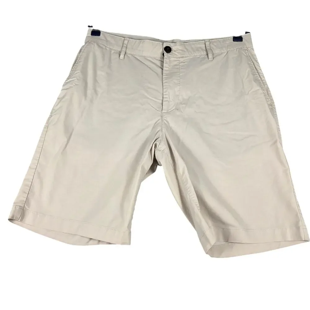 Mens Faherty Stretch All Day Khaki Chino Shorts